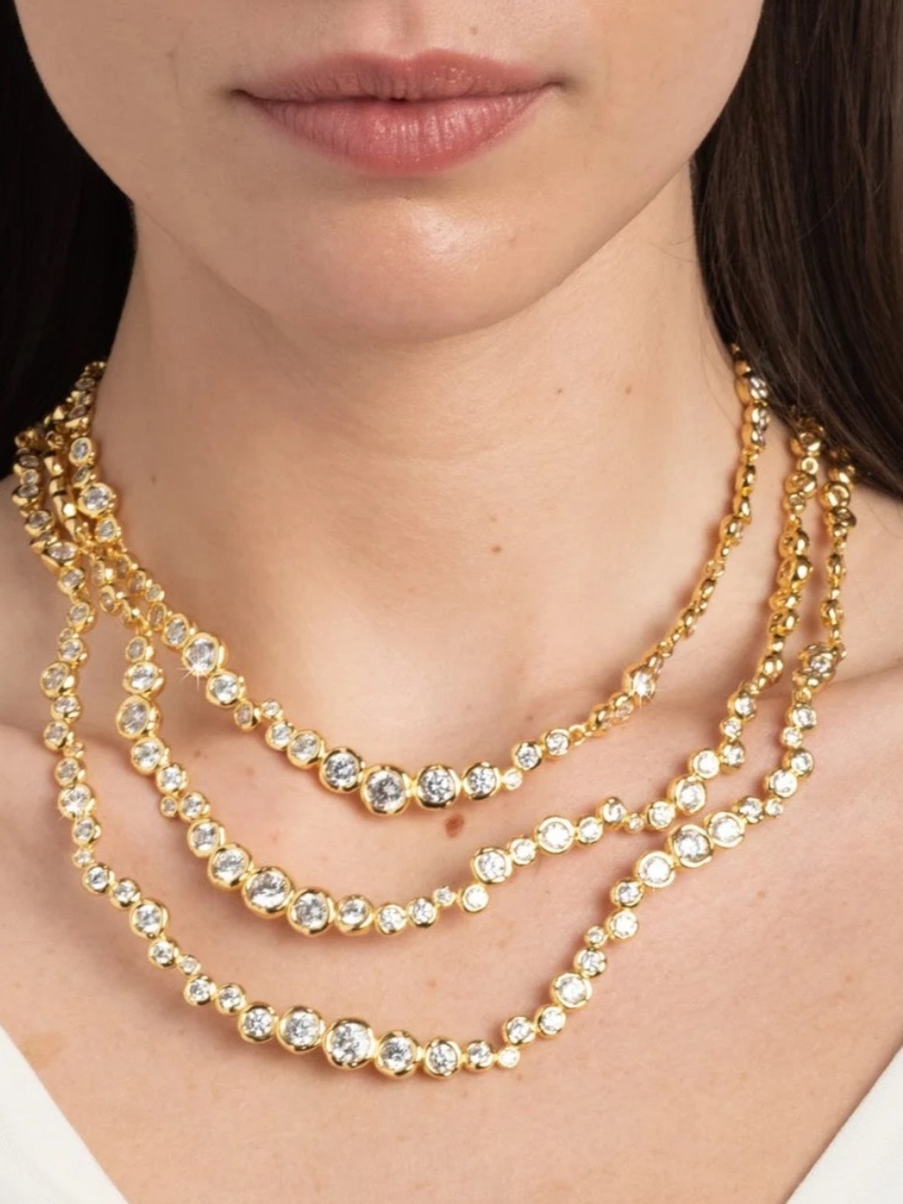 NWOT Alexis Bittar Gold Necklace